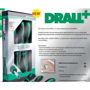 Stahlwille 4688A 5-delige schroevendraaierset Sleuf + PH Gereedschapdeal Root Catalog