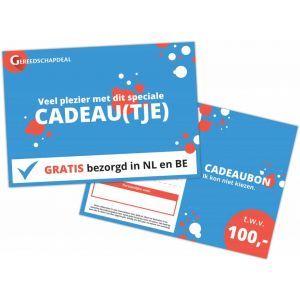 Cadeaubon 100 euro Prijstechnisch Root Catalog