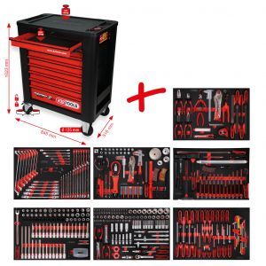 KS tools 815.7397 Performanceplus gereedschapwagenset P15 met 397 gereedschappen voor 7 schuifladen KS Tools Merken