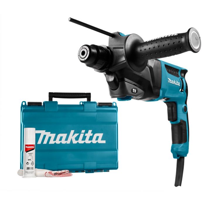 Makita HR2600 SDS-PLUS boor- en combihamer in koffer 230V SDS-PLUS boor- en combihamer Elektrisch gereedschap
