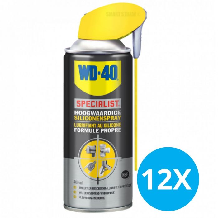 WD-40 31377-12 Specialist siliconenspray - 12 stuks Handgereedschap Prijstechnisch