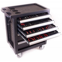 Gereedschapswagen gevuld "Black Line"