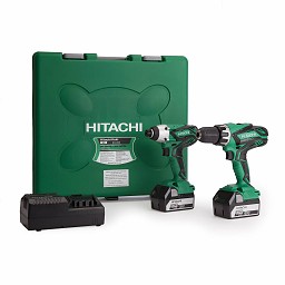 Hitachi Combiset 18v inclusief 2x 5.0Ah Li-on accu's